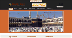 Desktop Screenshot of globalhajj.com